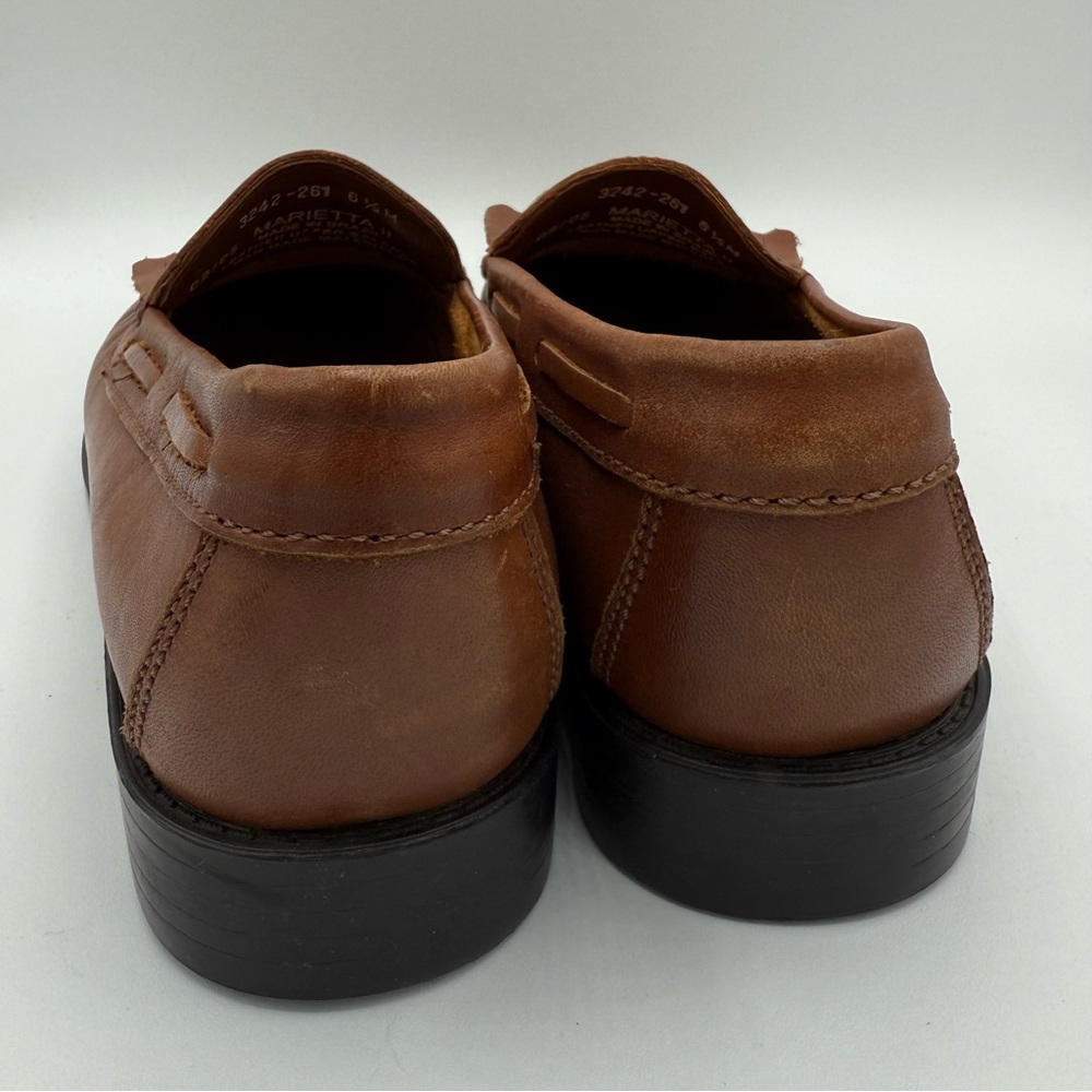 BASS WEEJUNS Marietta II Womens 6.5 M Brown Kiltie Tassel Leather Loafer Preppy - Picture 10 of 10